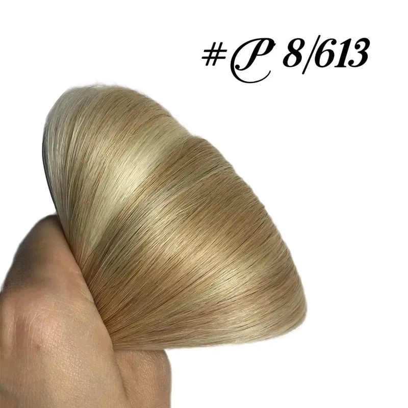 Highlight 4/27 Body Wave Clip In Hair Extensions 100% Human Hair 120g/8pcs Full Head Clip Ins Human Hair Extensions For Woman