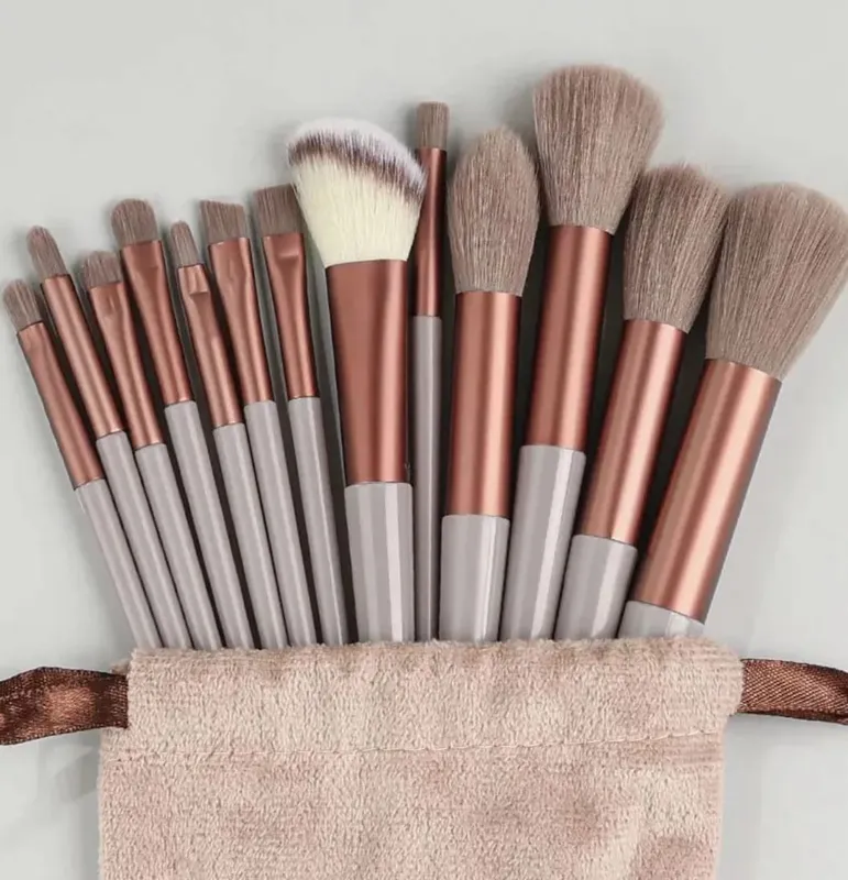 13Pcs Soft Fluffy Makeup Brushes Set for Cosmetics Foundation Blush Powder Eyeshadow Blending Blush Cosmetic Brushes
