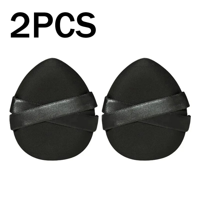 1/2PCS Not Eat Foundation Makeup Sponge Puff Dry Wet Dual-use Soft Cotton Air Cushion Leather Surface Powder Puff Makeup Tools