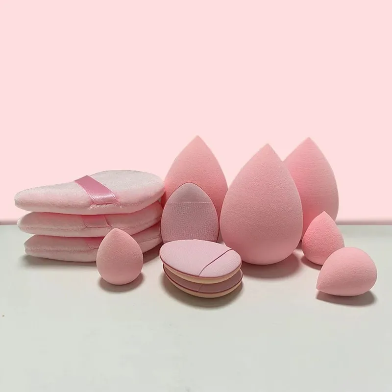 Set combinato 12 pezzi piccolo, medio e grande, puff per il trucco, essenziale per i principianti