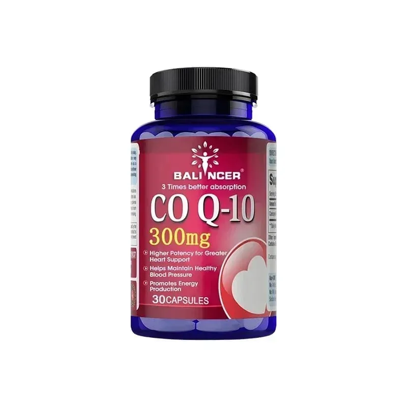120 Capsules de Coenzyme Q10 fournissent de l'énergie, des vitamines, des aliments de santé, organiques, taux d'absorption Ultra-élevé, COQ10 aide à la santé du sang