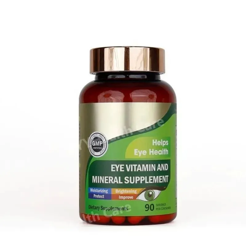 Lutein Eye Vitamins Health Capsule with Lutein Zeaxanthin & Zinc Daily Eye Nutrition Support for Vision Care 90 Count Per Bottle