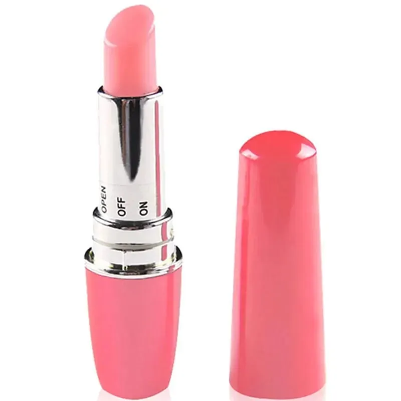 1 Uds. Mini lápiz labial Multicolor discreto Vibe estimulador de clítoris punto G vibrador masturbador Mini juguetes sexuales para mujeres