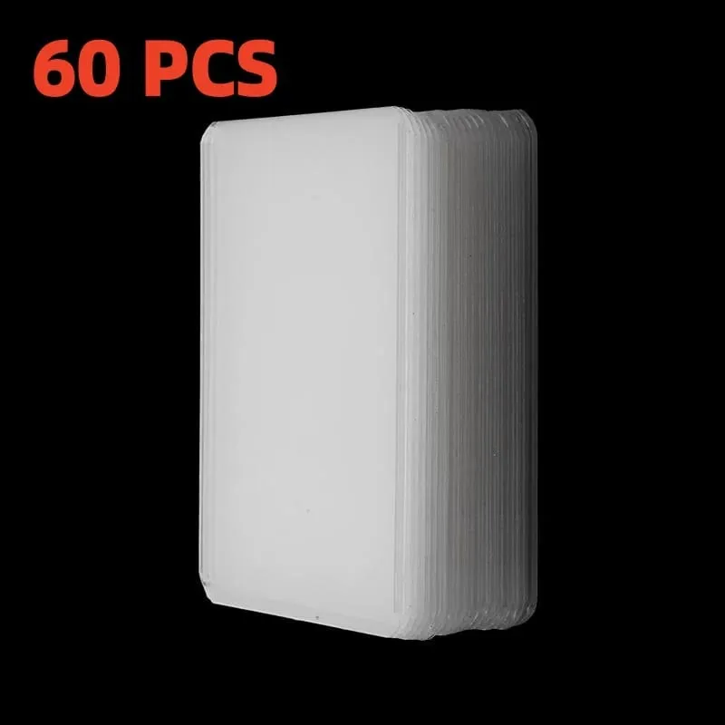 20-100pcs Card Sleeves Holder PVC Game Trading Card TopLoaders Hard Plastic Toy Top Loaders For Protectors Storage Gift — image 8