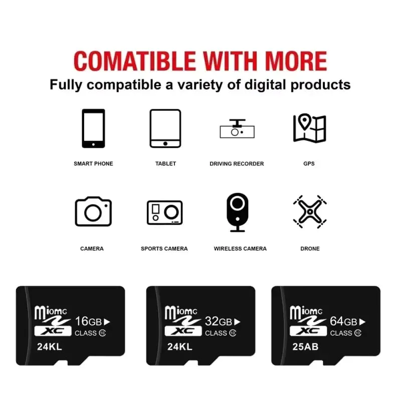 1/5PCS 10 Categories High-speed Memory card 4/8/16/32/64/128GB sd card Mini TF card is used to monitor the drone tachograph — image 6