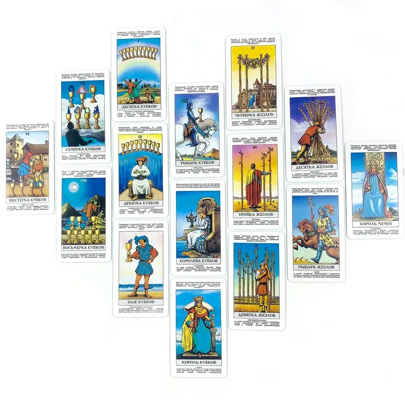 Russian Secrets Of Tarot Cards With Paper Instruction Manual Ideal For Divination Edition Board Playing Games For Beginners