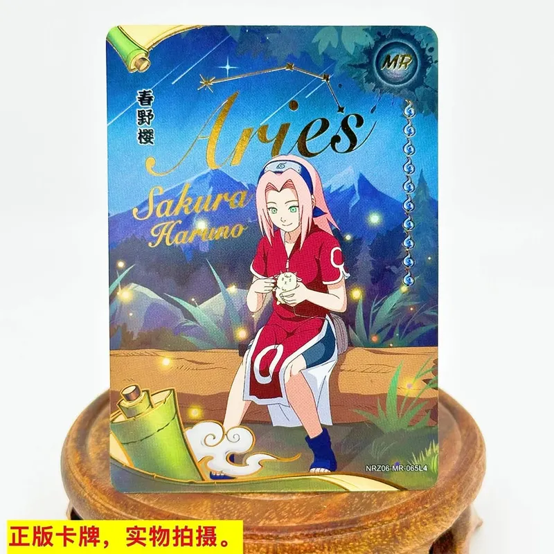 MR CARD 38~72 series NARUTO Haruno Sakura Uchiha Sasuke Bronzing Game toys Collection card Christmas birthday gift