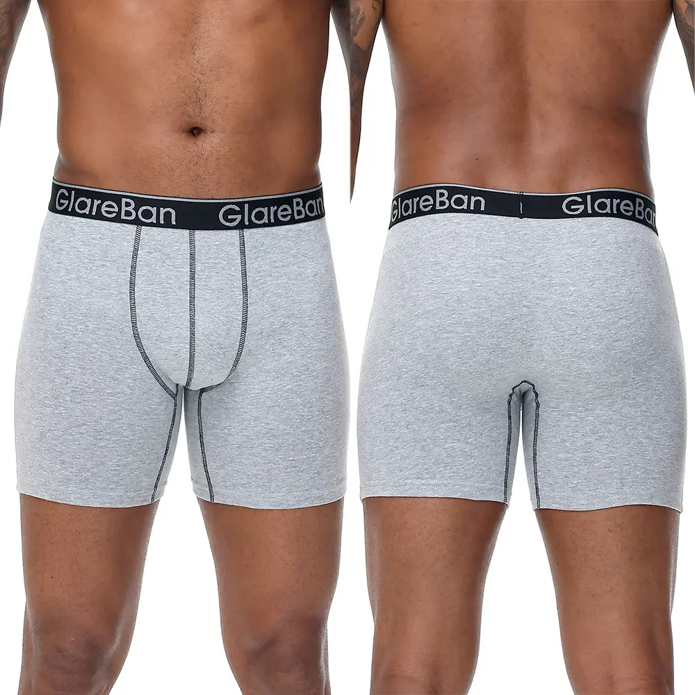 5pc ensemble mi-long coton aléatoire Boxer Shorts hommes sous-vêtements hommes caleçons pour hommes Boxershorts Slips culottes douces slips de marque — image 5