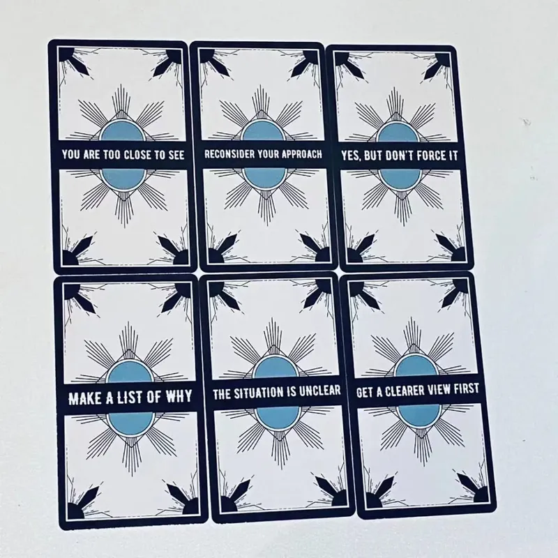 Yes or No Oracle Deck 54 Pcs Yes/No Tarot Cards - Get Quick Answers To Specific Questions Oracle Cards