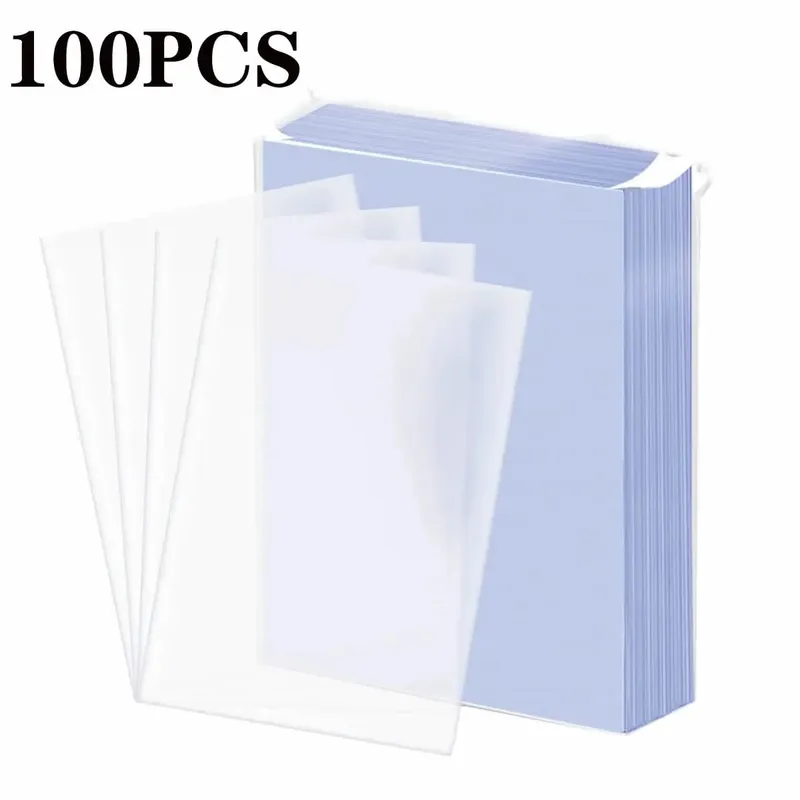 100 Pack Transparent Penny Sleeves Card Trading collect Protector Sleeve Holder For Game Pokemon Tcg Yugioh Baseball Sports Card