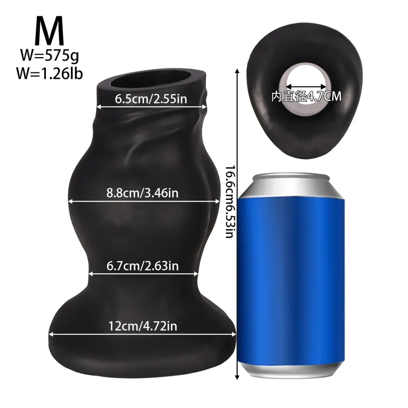 Hollow Huge Anal Butt Plug Adult Sex Toys Suction Cup Big Butt Plug For Male gay Big Anal Butt Plug Dilator Training Dialation