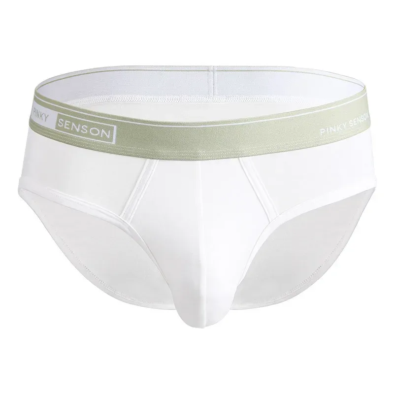 Pantaloni a triangolo da uomo modali nuovi sexy e traspiranti di grandi dimensioni mutande a vita media tinta unita per slip da uomo — image 3