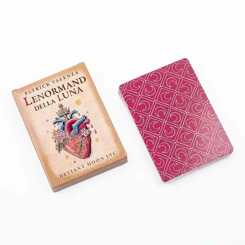 Lenormand Della Luna Tarot Deck 36 Stk Divination Fate Tarot Oracle Cards Party Entertainment Brætspilskort 7,3*10,2cm
