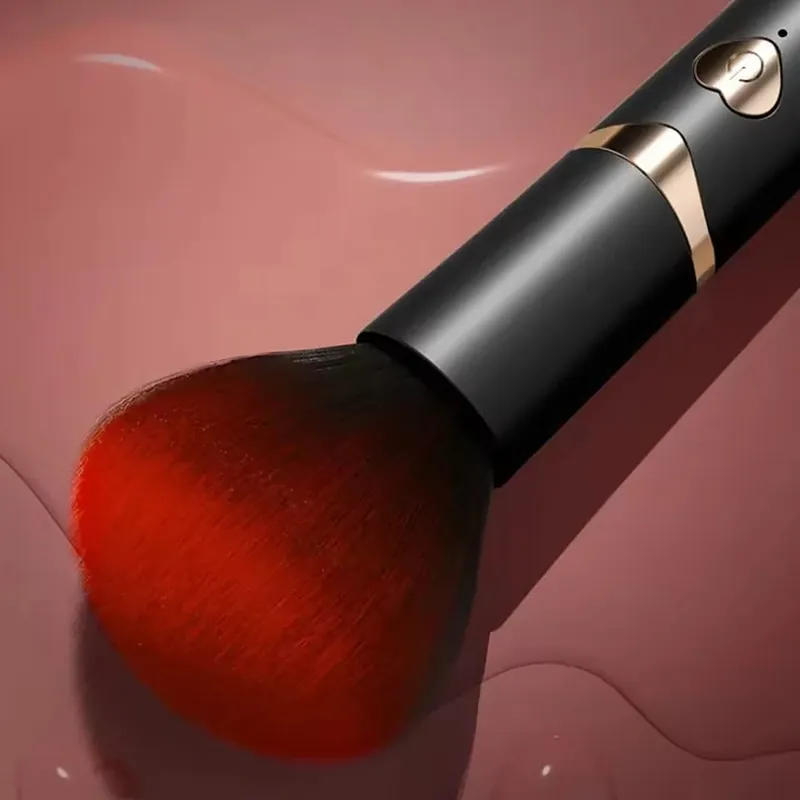Vibrating Makeup Brush Massager Strong Shock Female Orgasm Clitoral Stimulator 7 Speed AV Wand Vibrator Adult Sex Toys for Women