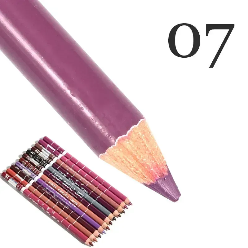 28Color Antifouling Lip Liner Professional Lipstick Pen Precise Waterproof Lip Outline Pencil Lip Makeup Lasting Eyeliner Creamy
