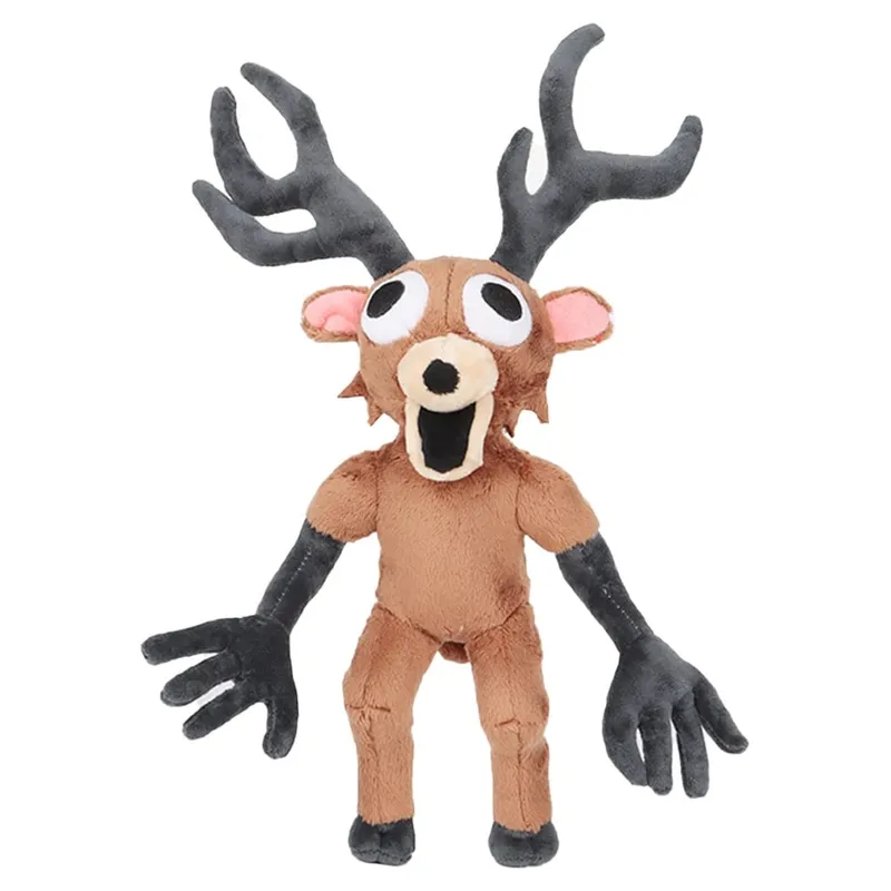 New 38cm 99 Nights Cartoon In The Forest Deer Plush Toys Cotton Stuffed Doll Anime Animal for Kids Birthday Gift Halloween Gifts