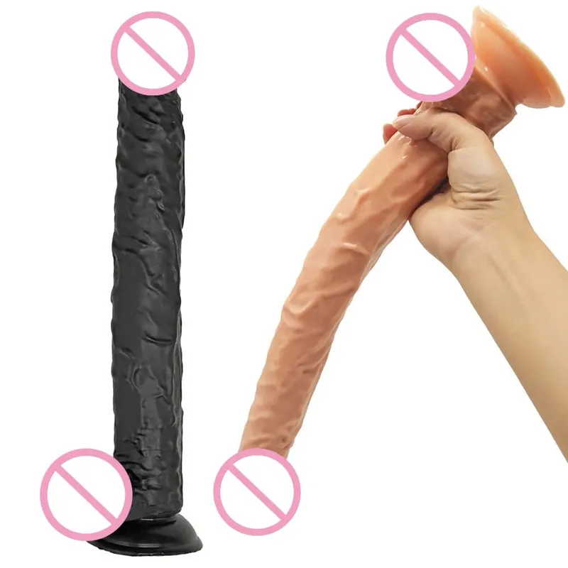 40cm Realistic Long Dildo Big Penis Huge Dildos Vaginal Masturbation G Spot Stimulation Anal Butt Plug For Women Sex Toys 18+