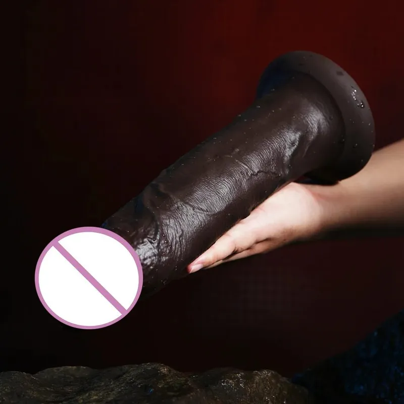 Super Realistic Long Dildo Soft Silicone Anal Dildos Strapon Dick Butt Plug Masturbator Penis Adult Sex Toys for Men Women