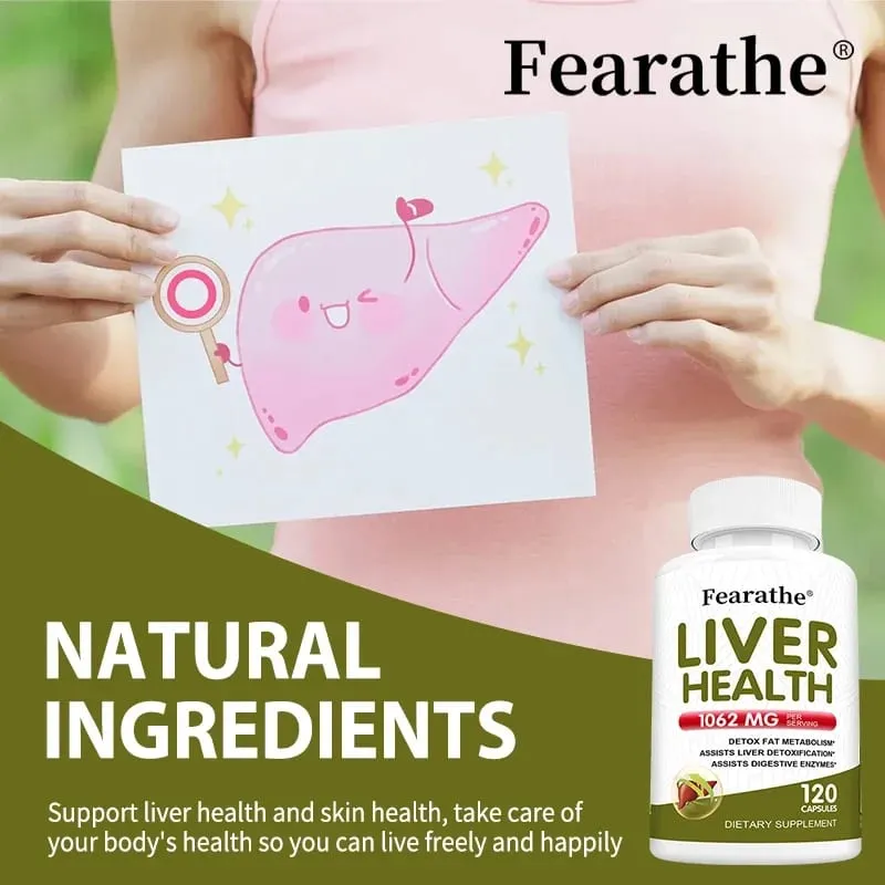 Liver Detox Advanced Detox & Cleansing Formula Supports Health Liver Function with Milk Thistle and Dandelion Non-GMO