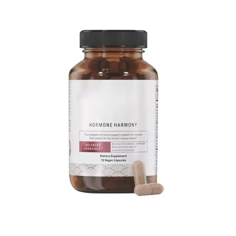 Capsules d'harmonie hormonale avec supplément naturel à base de plantes, soutien au bien-être pour les femmes, soulagement de la ménopause, équilibre hormonal, 72 unités