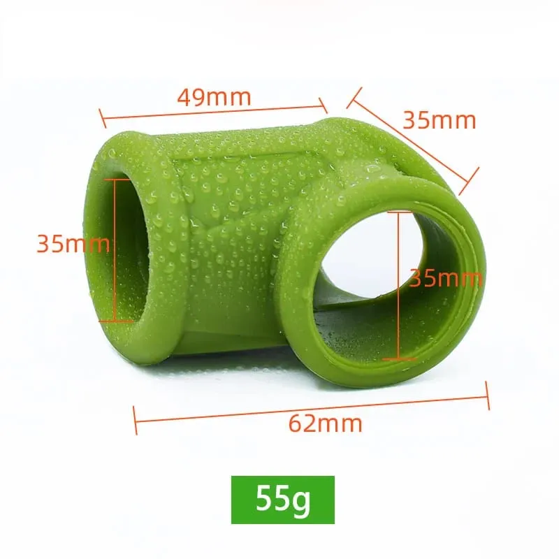 Silicone Cock Ring Ball Stretcher Scrotum Testis Restraint Lock Ring Male Ejaculation Delay Lasting Sex Toys For Men Adult Games
