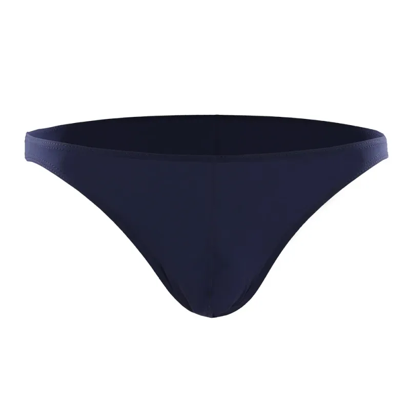 Summer Men's Breathable Ice Silk Underwear - Thin Style, Sexy Low-Waist Tight Fit, Seamless Small Triangle Bottom