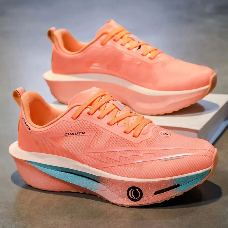 Men Running Shoes Carbon Board Speciality Marathon Athletic Nonskid Sneakers Sports Breathable Lightweight Women's Comfortable