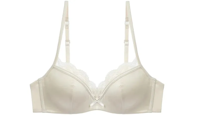 Mùa Hè Liền Mạch Ren Bộ Áo Ngực Cho Vòng Ngực Nhỏ Dây Mềm Chống Chảy Xệ Giảm Béo Áo Bralette & Quần Nhẹ Quần Lót bộ
