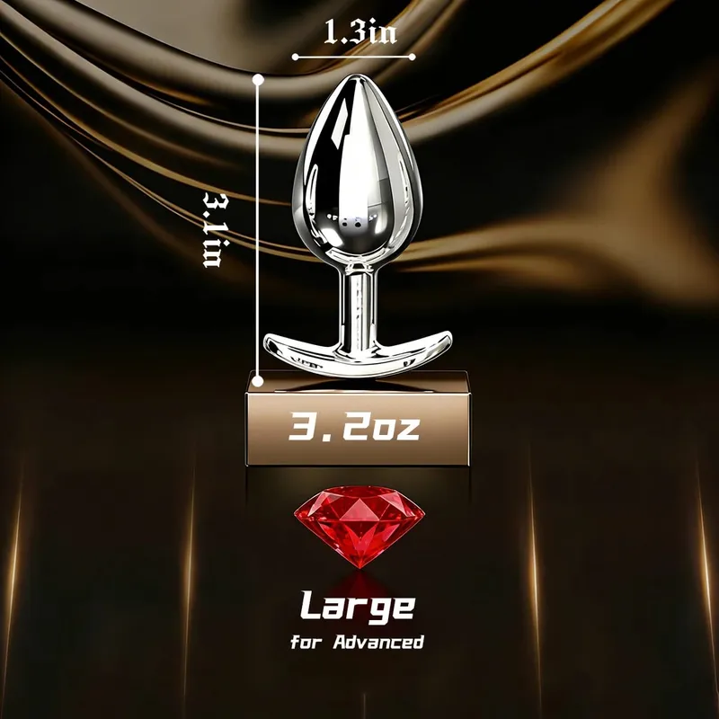 4 Sizes Metal Outdoor Anal Plug Stainless Steels Anchor Base Butt Plug Prostate Massager Anal Masturbator Dildos Adult Sex Toys — image 9