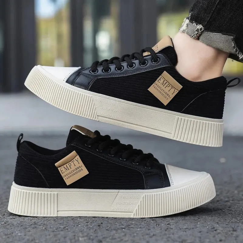 Fashion Men Casual Shoes Outdoor Platform Walking Sneakers Breathable Lightweight Board Shoes Sport Running Shoes Plus Size 48