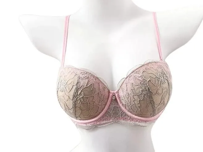 Hot Sale Purple Minimizer Bra Plus Size Soft Lace Wireless Anti Sagging Big Bust Look Smaller Breathable Bras M-XL