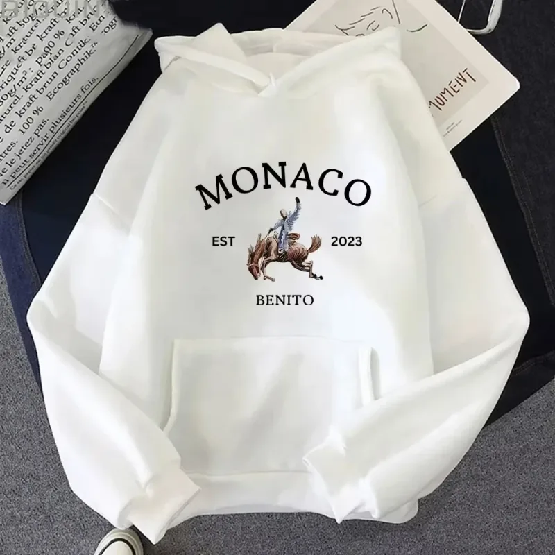 New Album Nadie Sabe Lo Que Va Pasar Manana Sweatshirts Men women's Grunge Street Hoodies Clothes Sweatshirts Harajuku