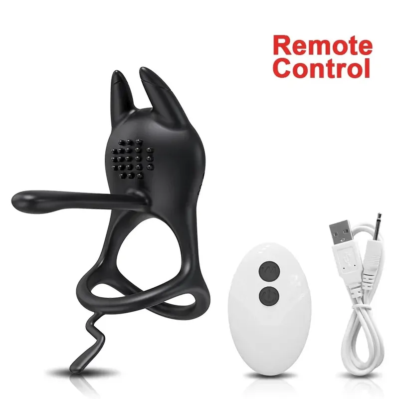 Vibrating Cock Ring Penis Ring for Men Ejaculation Delay Remote Control Penis Extension Clit Stimulator Sex Toy for Couples 18+ — image 8