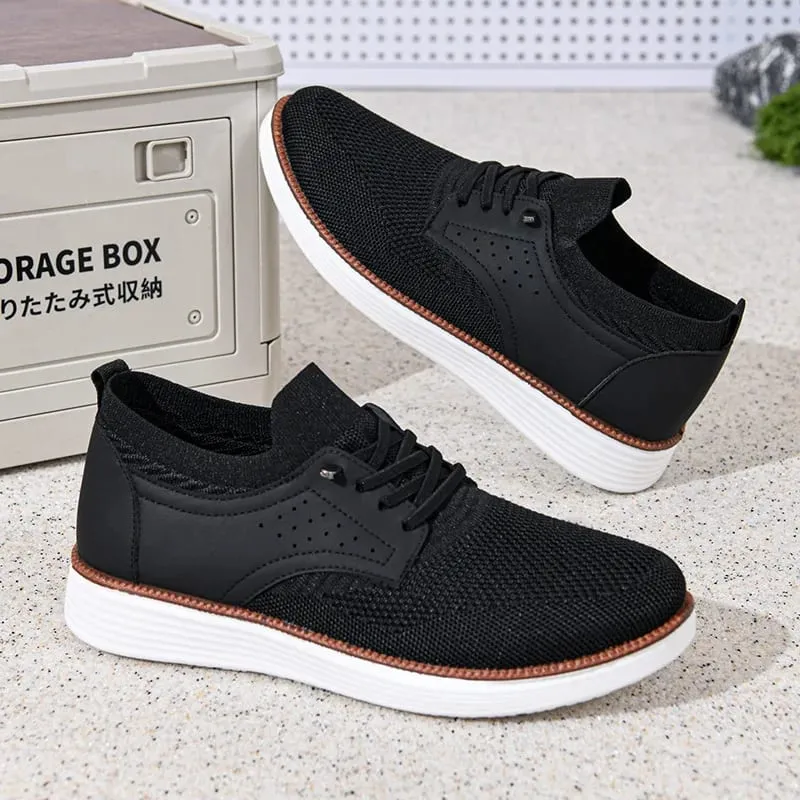 Spring and Autumn New Men's Breathable Casual Shoes Mesh Sports Shoes Soft Soles Comfortable Lightweight Smooth Men's Shoes