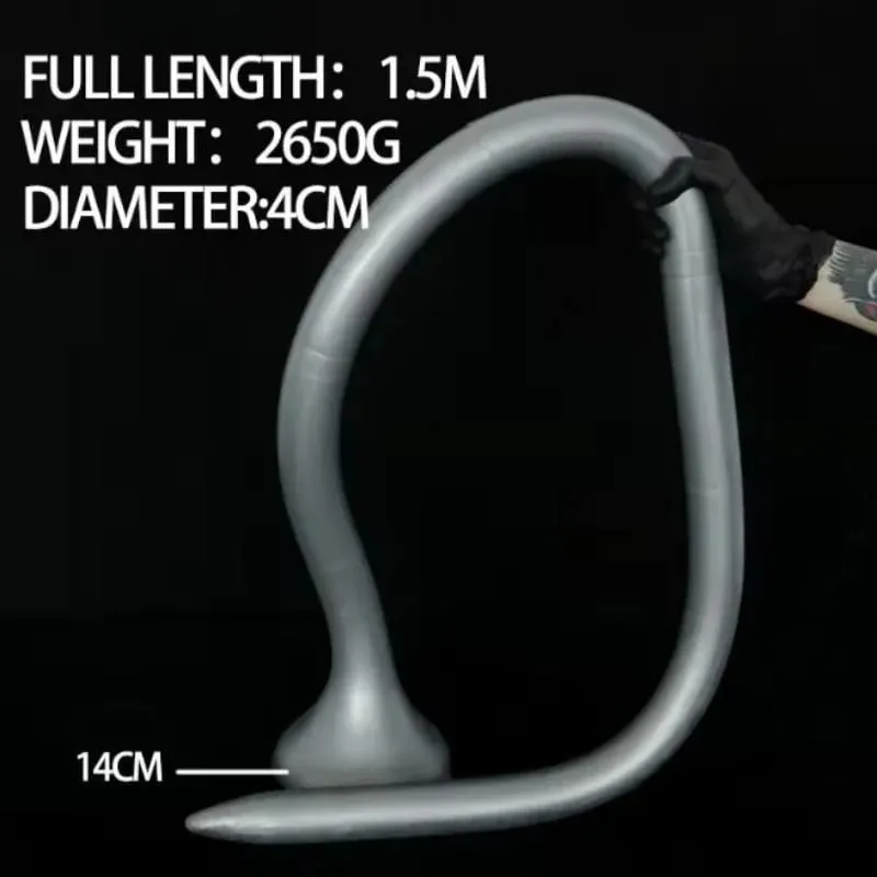 Anální dildo dlouhé 150 cm Hluboký stimulátor Silikonový Dlouhý anální kolík Velká zarážka Masturbátor prostaty Masturbátor Sexuální hračky SexShop