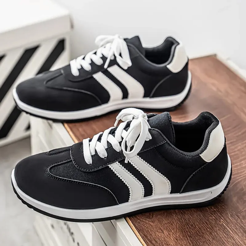 Spring and Summer New Fashion Men's Shoes Versatile Retro Sports Casual Shoes Lightweight Large Size Breathable Soft-Soled Sports Trendy Shoes