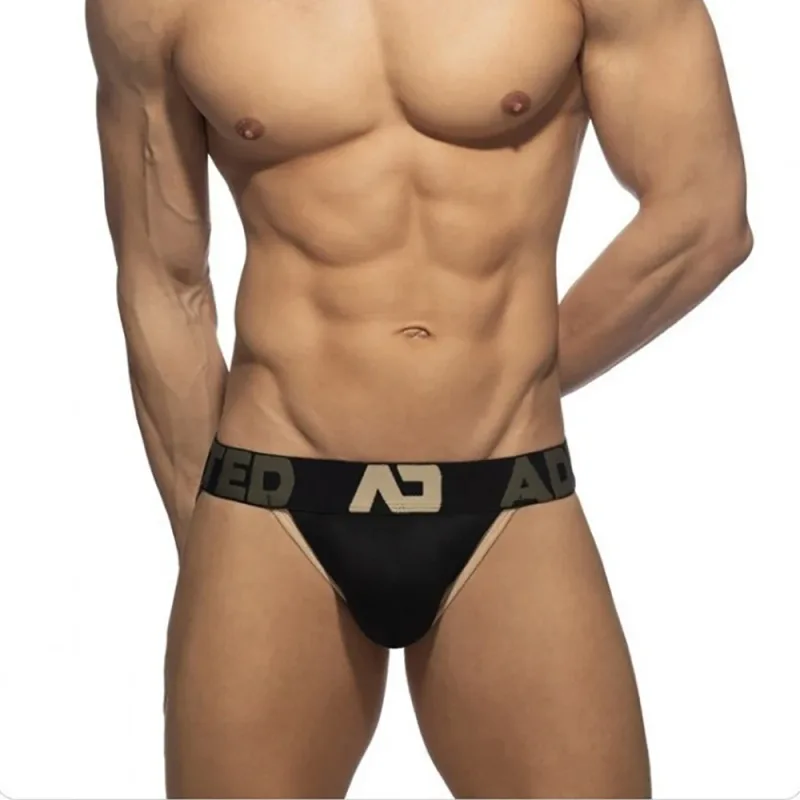 Sous-vêtements pour hommes, slips respirants simples avec dos creux en trois dimensions, pantalons de marque, taille basse, sous-vêtements confortables en coton — image 3
