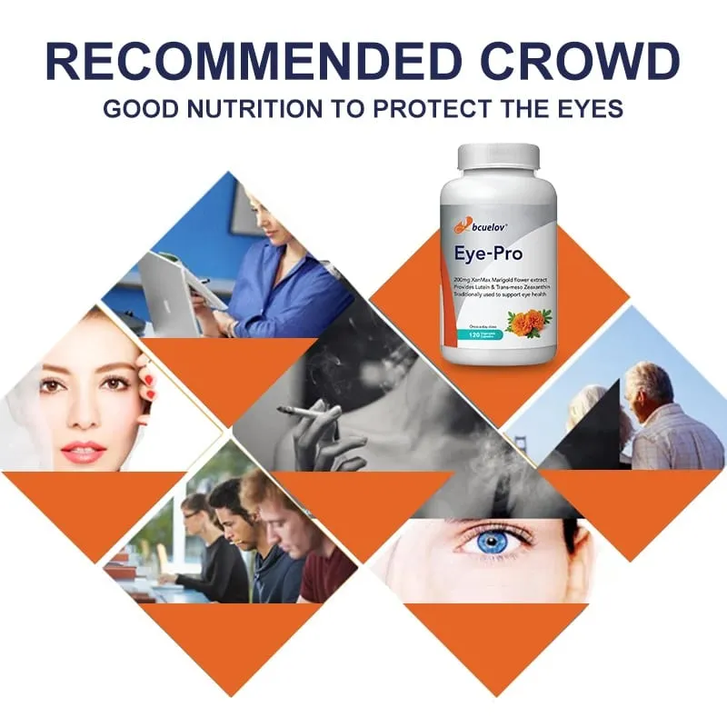 Lutein Capsules - with Zeaxanthin Extract - Supports Eye Health Helps Relieve Eye Strain Improve Vision Health