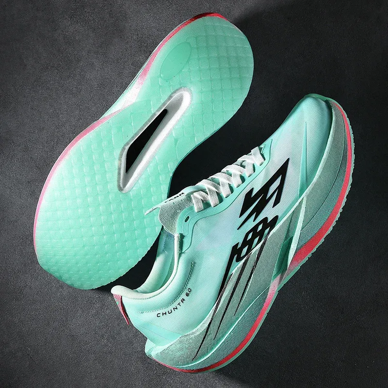 Marathon Men Running Shoes Carbon Board Speciality Sports Breathable Lightweight Women's Comfortable Chunta Athletic Sneakers