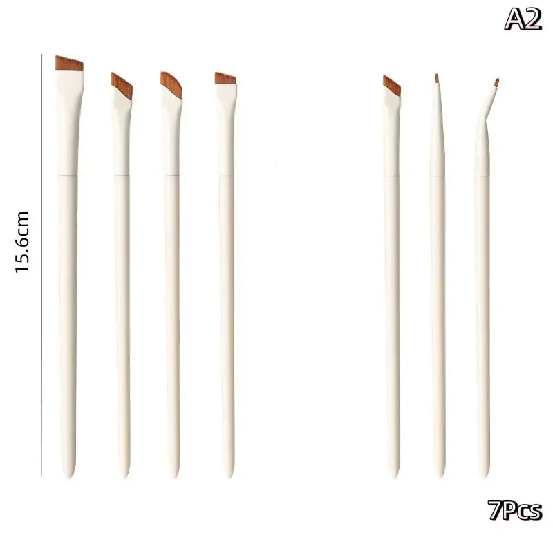 【SA】1/3/7/9 Eye Makeup Brushes Set Blade Eyeliner Brush Oblique Head Ultra-Fine Eyeshadow Brush Detail Brush Suitable For Makeup