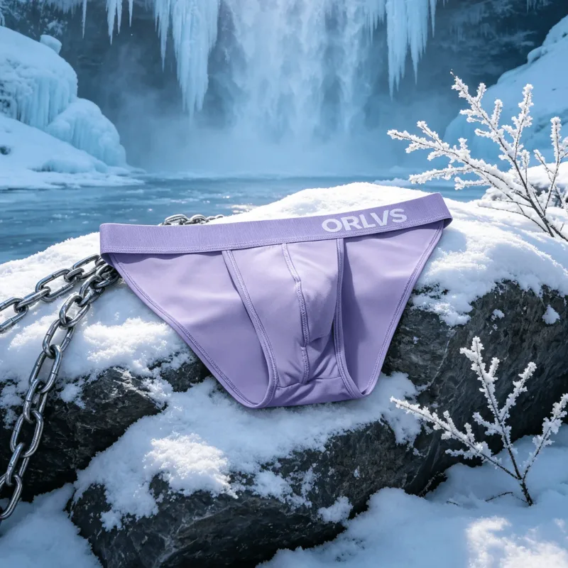 Mens Triangle Underwear Solid Basic Tone Wide Stretch Waist Trim 3D Contour Pouch Soft Airy Trendy Mens Underpants