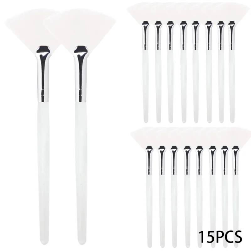 3/9 Pieces Facial Fan Mask Brushes Soft Mask Brush Applicator Esthetician Facial Mask Brushes For Women Girls Cosmetic Tools
