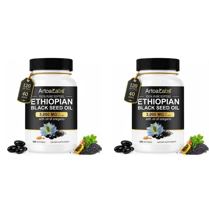 Ethiopian Black Seed Oil Softgels 3000mg with 100mg Oregano Extract for Immune Digestive and Daily Vitality Support 120 Count — image 8