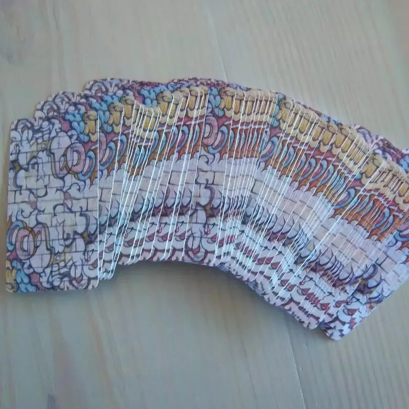 12*7cm City Labyrinth Tarot 78 Cards Tarot Deck | Indy Tarot Pen-drawn about Life In New York In The Early 2000s