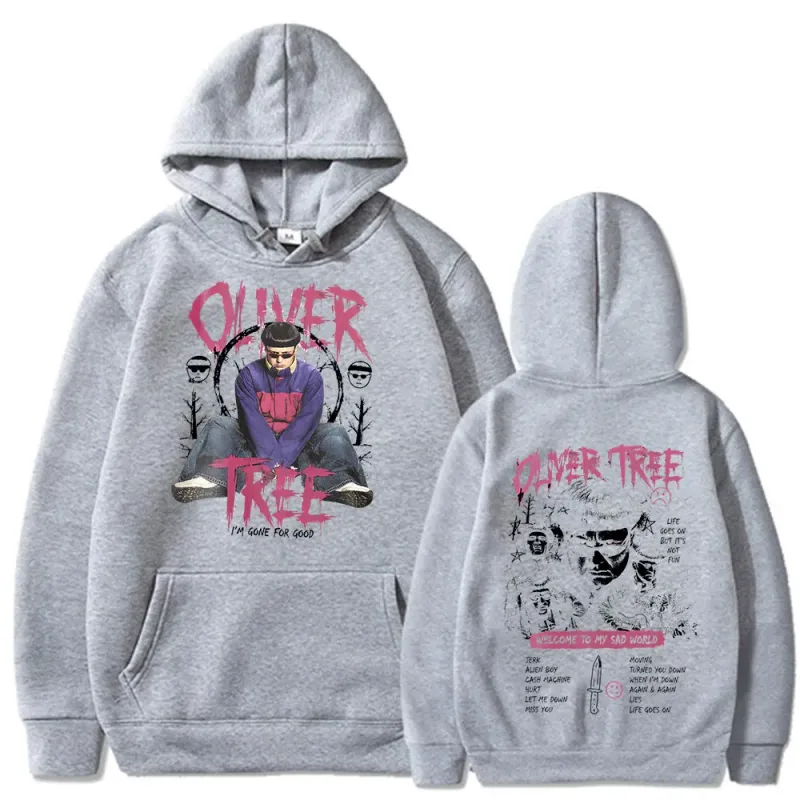 Oliver Tree Trùm Đầu Cuộc Sống Đi Vào 1993-2026 Người Hâm Mộ Tặng Áo Chui Đầu Nam Quần Áo Thời Trang Hip Hop Quá Khổ Áo Có Mũ Trùm Đầu — image 8