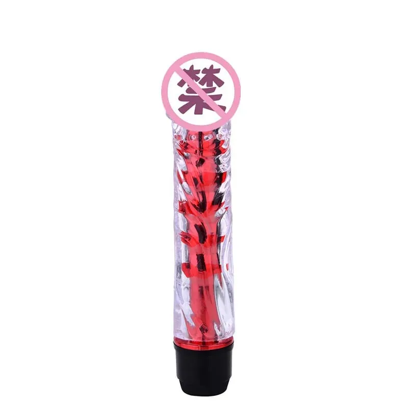 Small Bald Vibrators G-Spot Vibrator for Women Realistic Jelly Dildo with Thorn Dragon Beard Clitoris Stimulator Adult Sex Toys