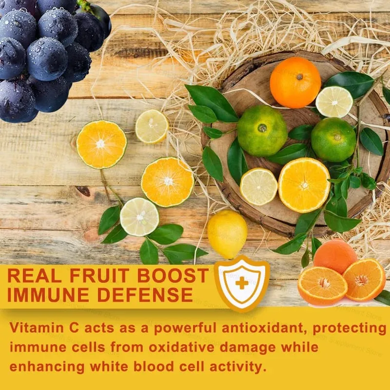 Vitamin C Capsules 1000 Mg -High Absorption - Antioxidant for Skin Support Collagen Immune System Health