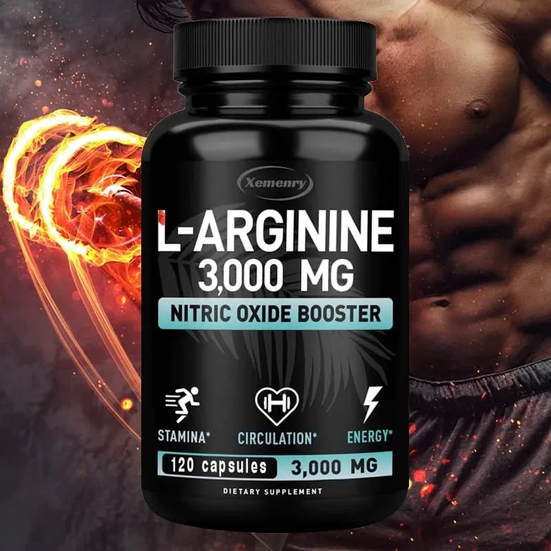 L-Arginina 3000mg - dla wsparcia energetycznego i wytrzymałościowego podczas ćwiczeń | Masa mięśniowa bez GMO — image 2