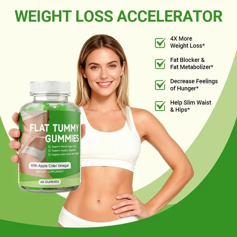 Metabolism Support Gummies - Weight Management Fat Burning Metabolism Boosting Supports A Healthy Nervous System - 60 Gummies