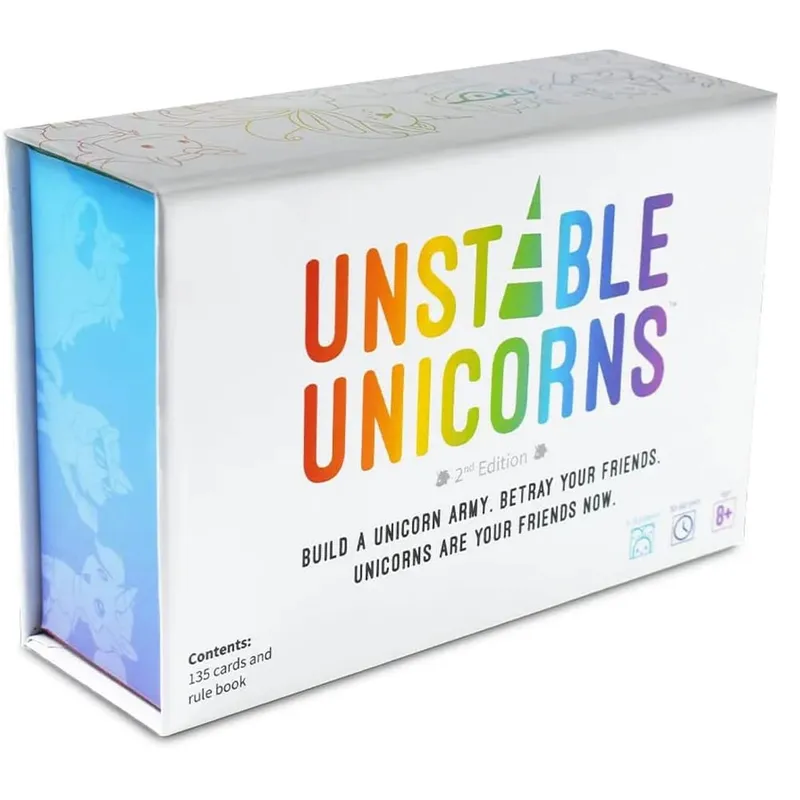 Unstable Games Here to Slay Card Game Unicorns Here to Sleigh Holiday Expansion Pack Family Game Night Strategic role Card Game — image 9